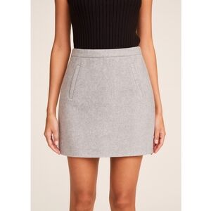 J. Crew Classic Gray Mini Skirt NWOT